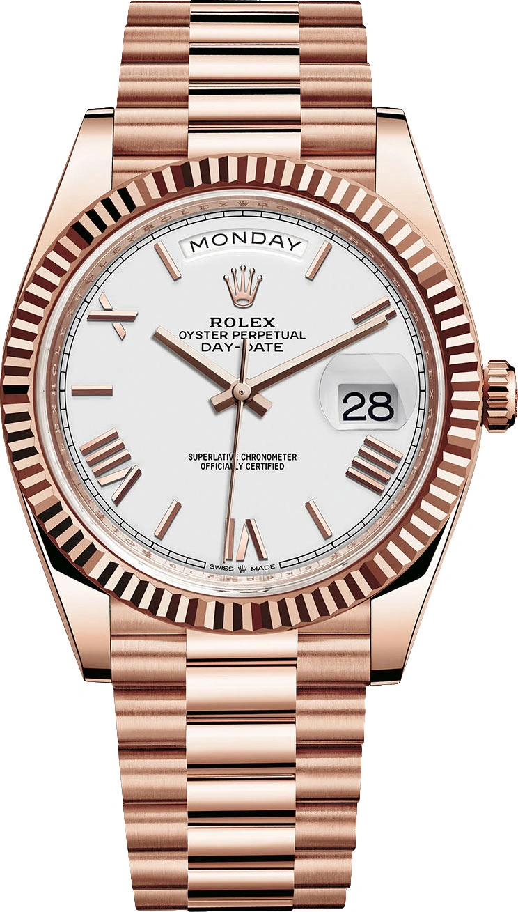 Fake Rolex Day-Date Rose White
