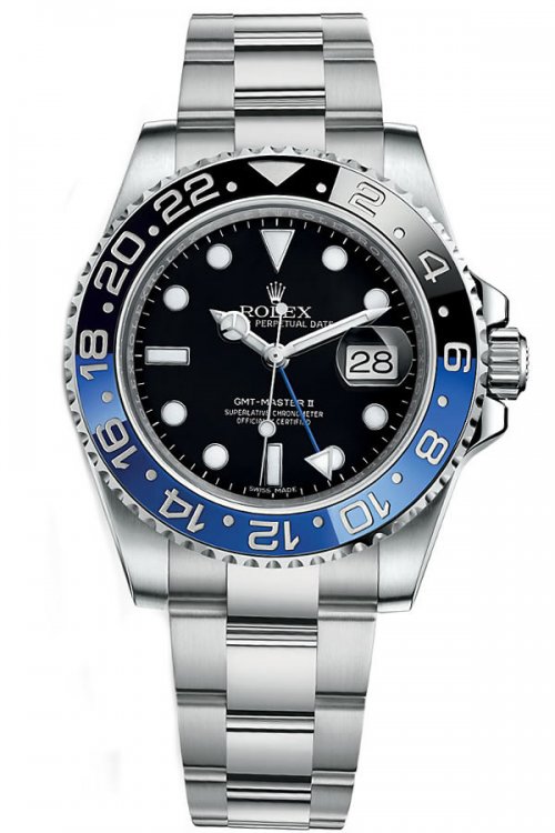 Replica Rolex GMT Master2 116710 Black and Blue