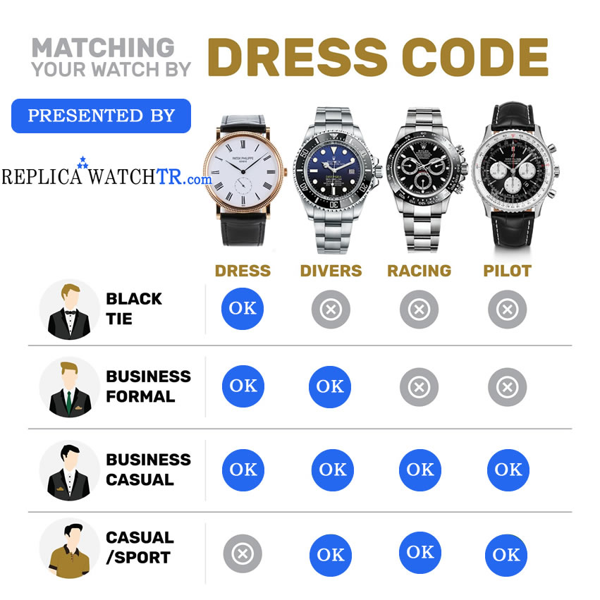 fake watch match your outfit