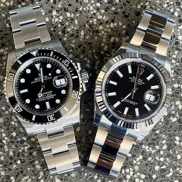 Replica Rolex Submariner vs Replica Rolex Datejust