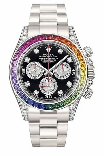 Fake Rolex Rainbow silver 