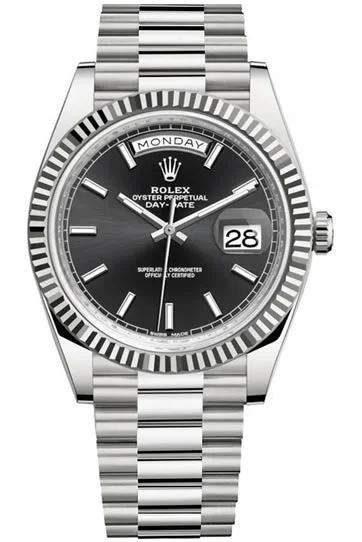 Fake Rolex Day-Date Black 