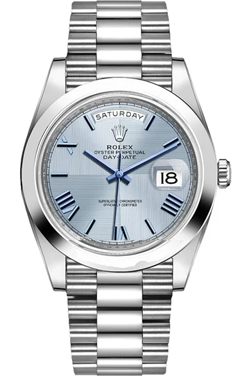 Fake Rolex Day-Date Blue-d  